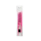 3-Piece Hair Styling Comb Set featuring a pink comb and brush for professional styling.